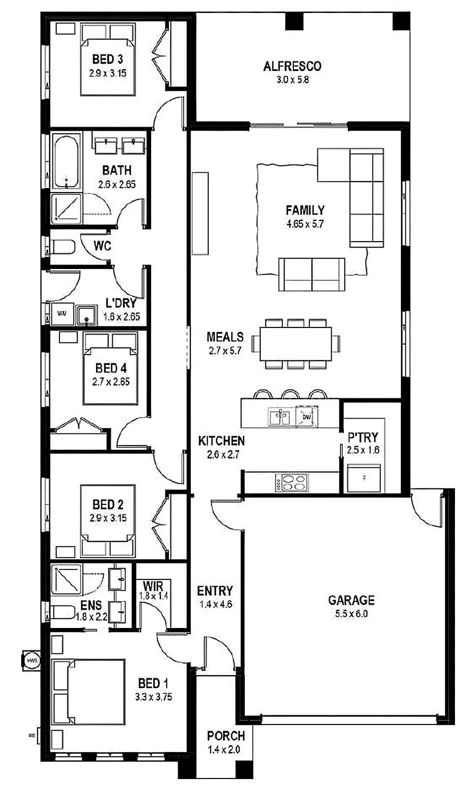 Luna 33 floorplan