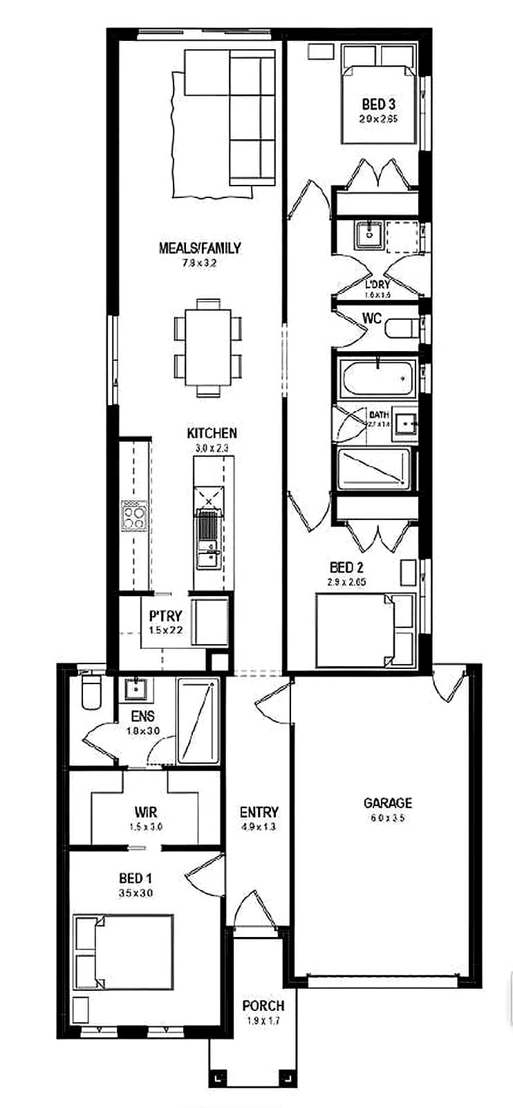Yarra 23 floorplan